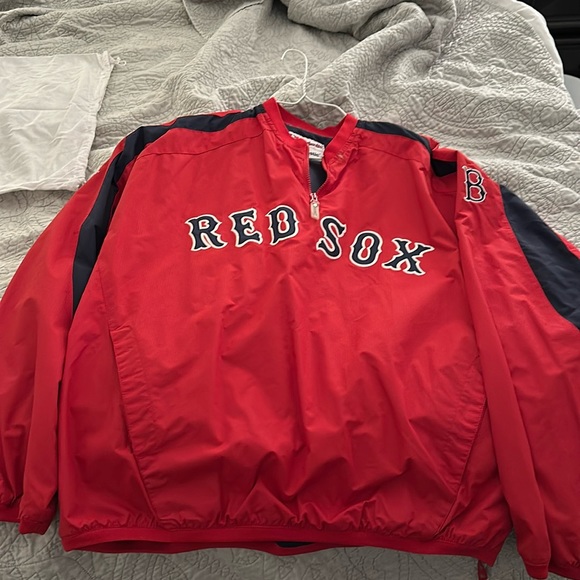 Majestic Other - Authentic majestic Red Sox pullover jacket